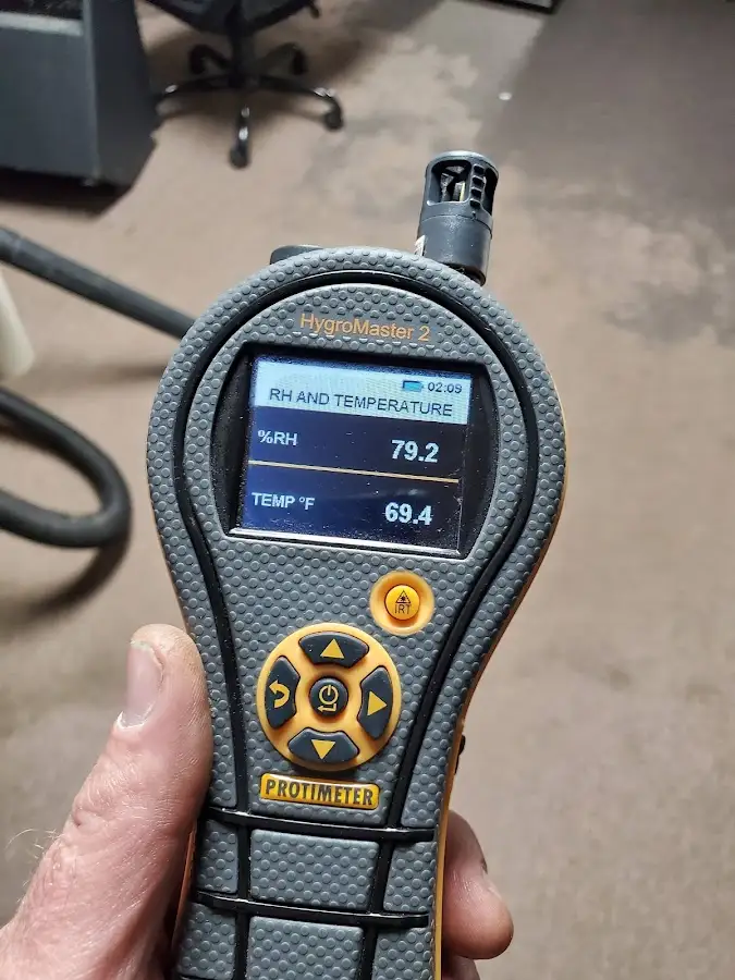 Moisture meter humidity assessment for Fire & Smoke Damage Restoration in New London